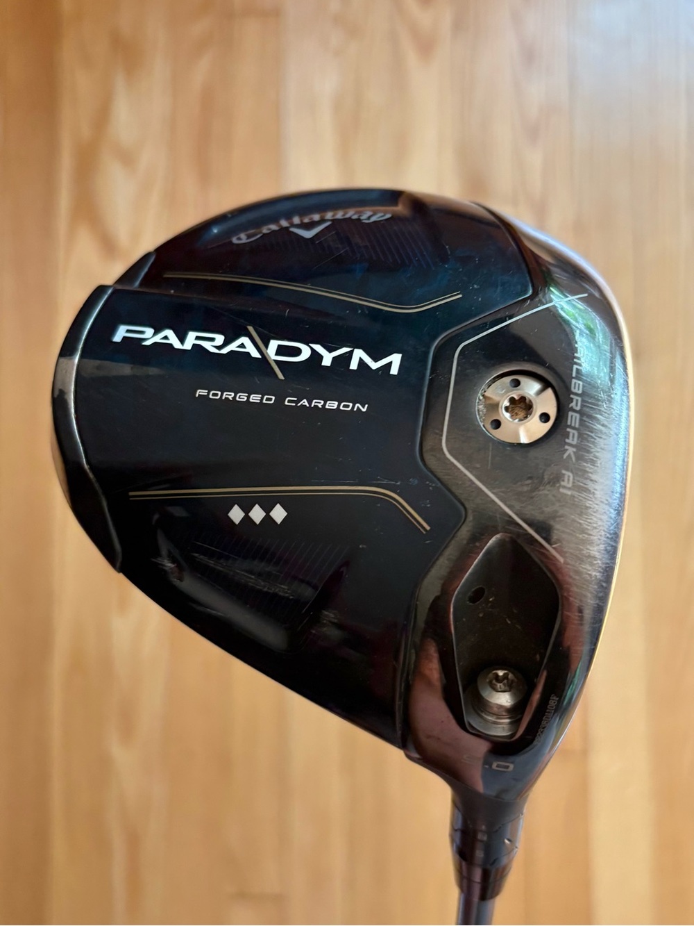Callaway Paradym Triple Diamond Driver 9.0 Degree 50 Gram 5.5 Regular Flex Right